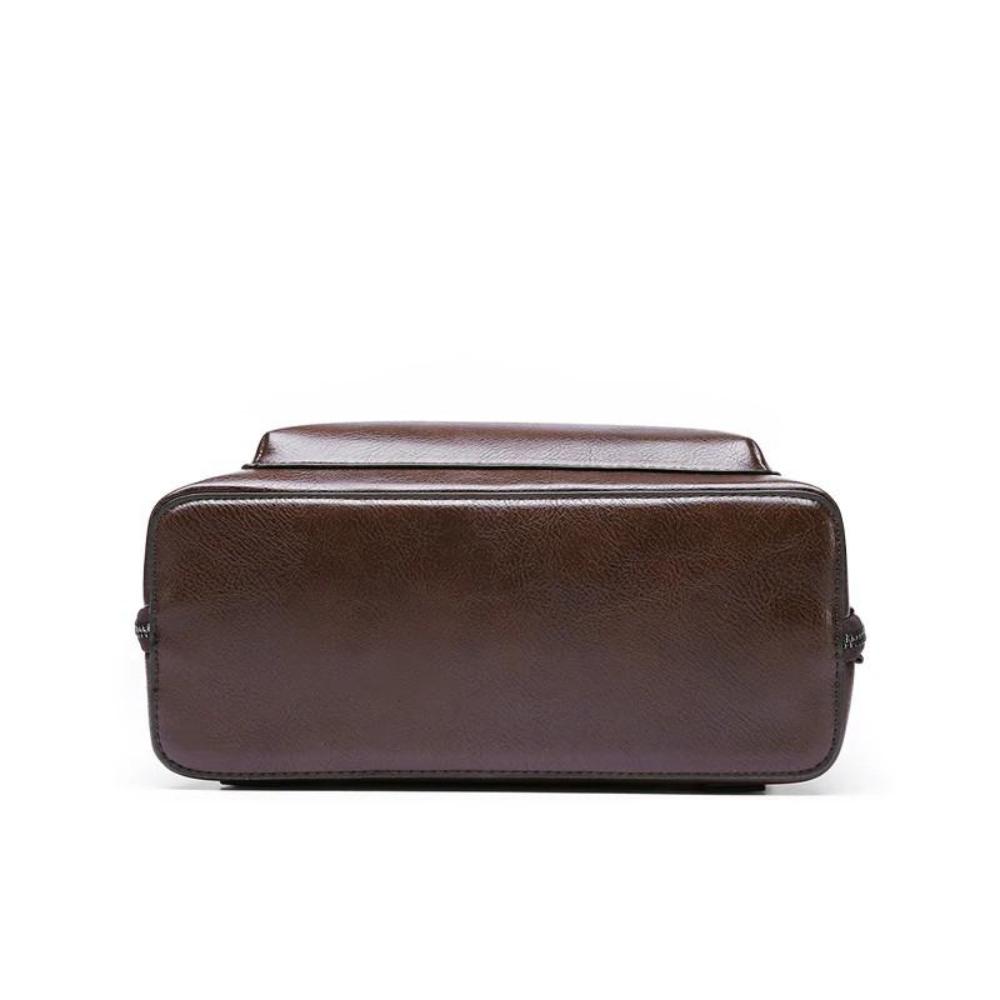 Saskia - Klassieke rugzak met dubbele ritsopening