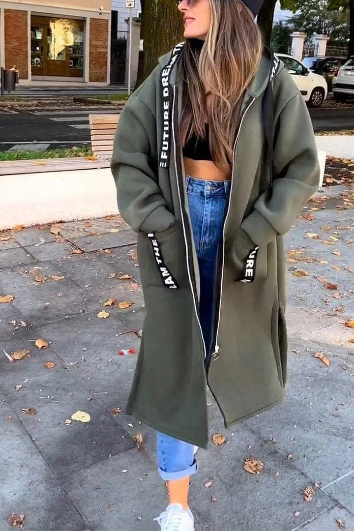 SAMANTHA™ | LANG DAMEJAS MET CAPUCHON