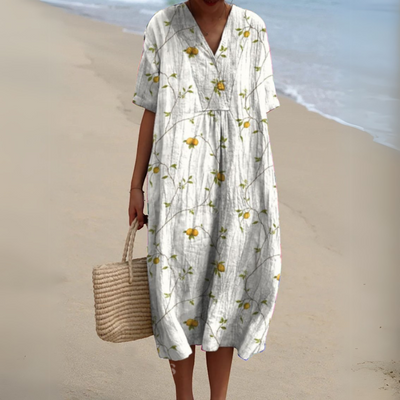 Nicole | Zomerjurk met Bloemenprint