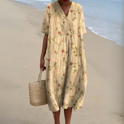 Nicole | Zomerjurk met Bloemenprint