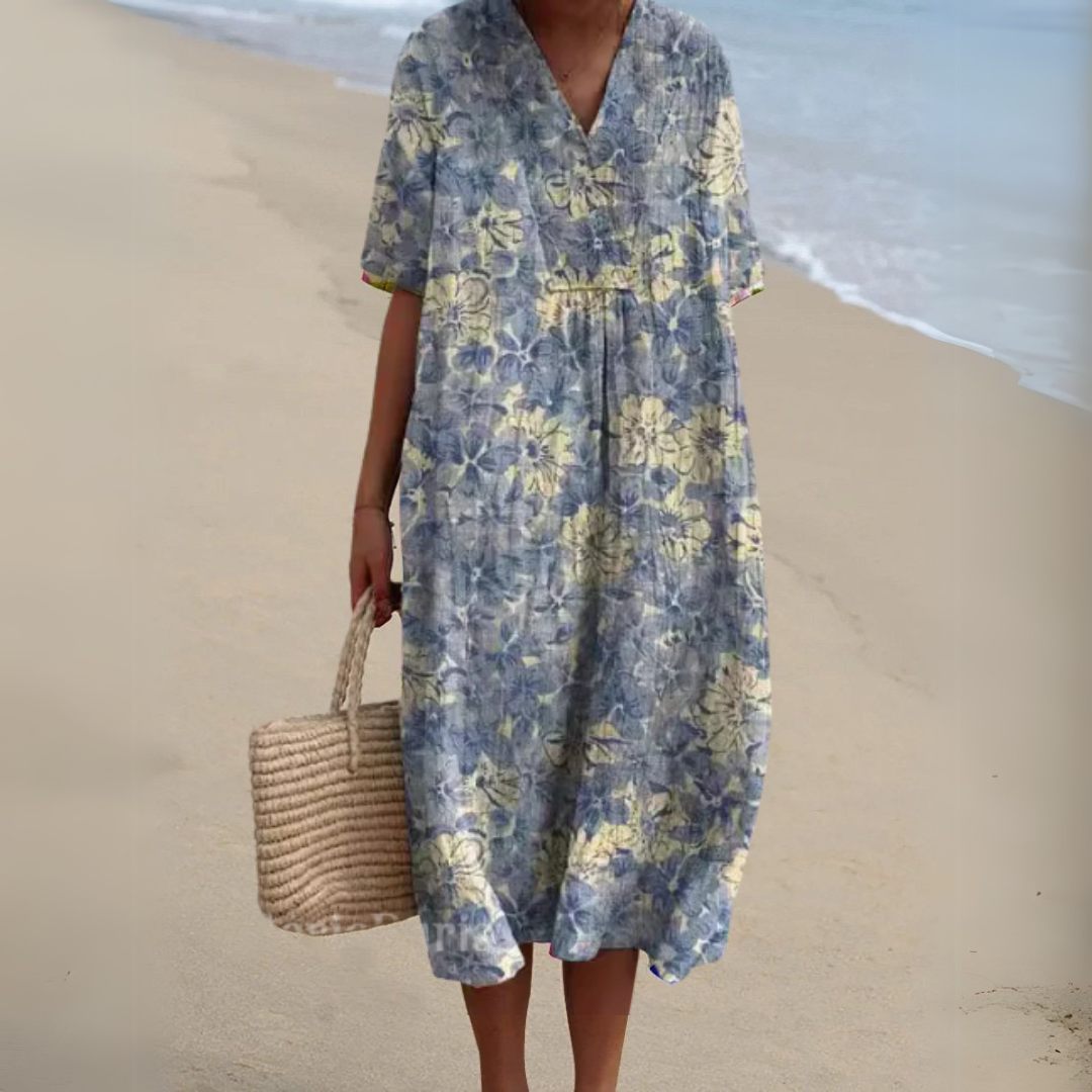 Nicole | Zomerjurk met Bloemenprint