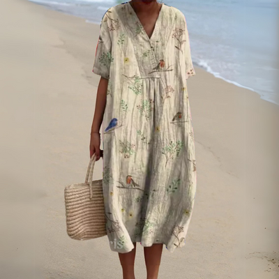 Nicole | Zomerjurk met Bloemenprint