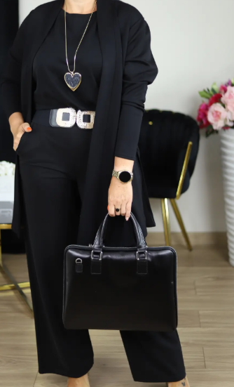 GABRIELLA | 3-delig Set met Lange Cardigan, Comfortabel Elegante en Veelzijdige Stijl voor Alle Gelegenheden