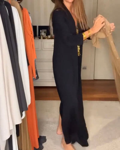 PAMELA | Casual Jurk met Tijdloze Elegantie en Vloeiende Comfort