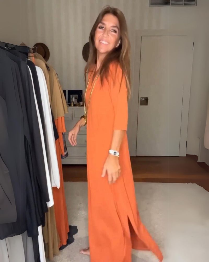 PAMELA | Casual Jurk met Tijdloze Elegantie en Vloeiende Comfort