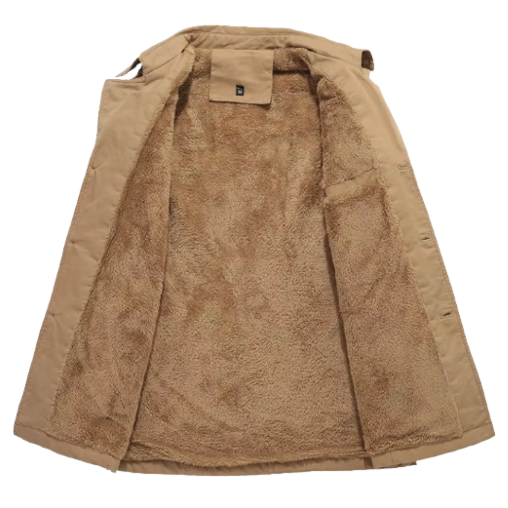 Elegante Gevoerde Trenchcoat