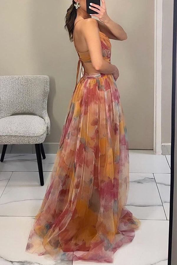 Giselle® | Betoverende Maxi-jurk met Bloemenprint