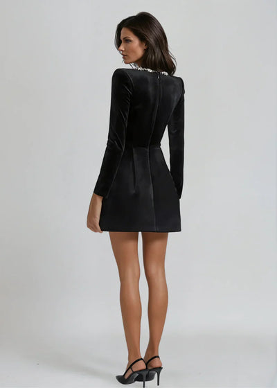 NOMI™ | Mini Jurk in Fluweel