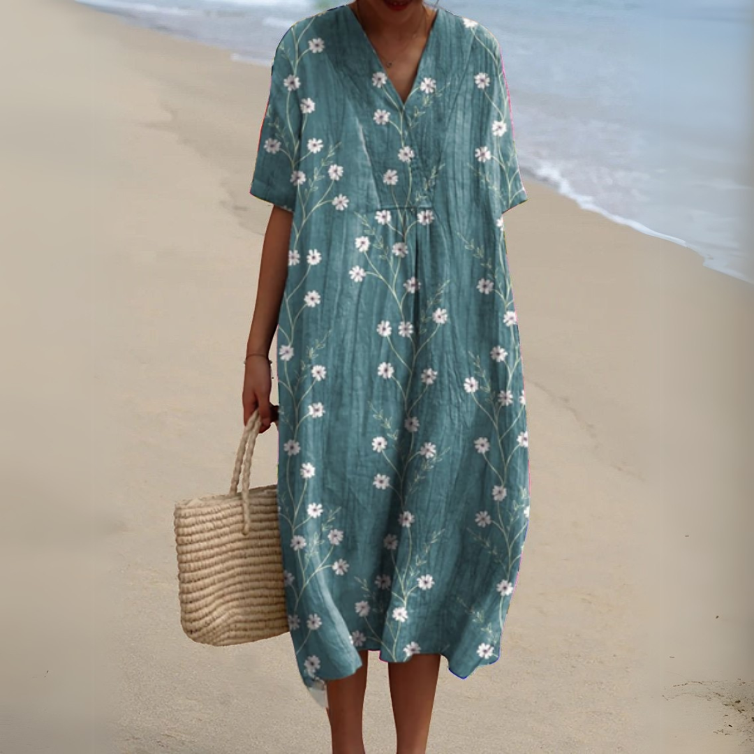 Nicole | Zomerjurk met Bloemenprint