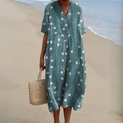 Nicole | Zomerjurk met Bloemenprint