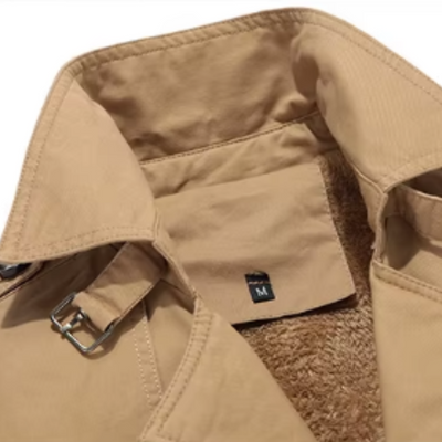 Elegante Gevoerde Trenchcoat