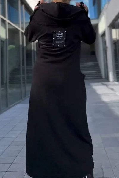 MANA™ | LANGE HOODIE MET RITSLUITING IN LICHTE EN ADEMENDE STOFFEN