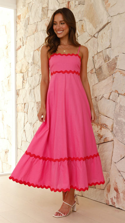 CLARA | LANG JURK DIE DE ZOMERSE VROUWELIJKHEID BEKLEMTOONT