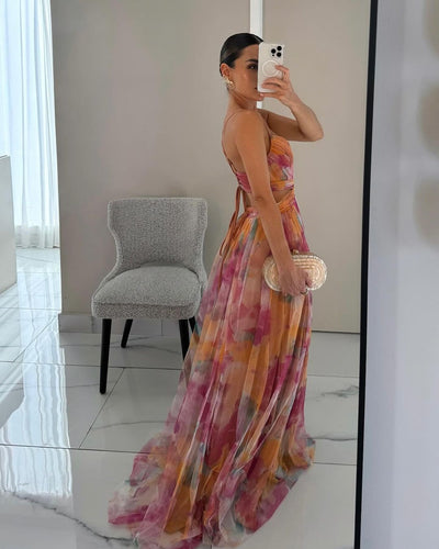 Giselle® | Betoverende Maxi-jurk met Bloemenprint
