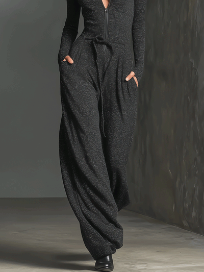 Elegante Dames Jumpsuit met Voorrits