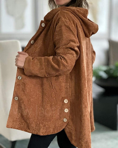 Ibby | Cozy Corduroy Hoodie Jacket