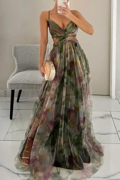 Giselle® | Betoverende Maxi-jurk met Bloemenprint
