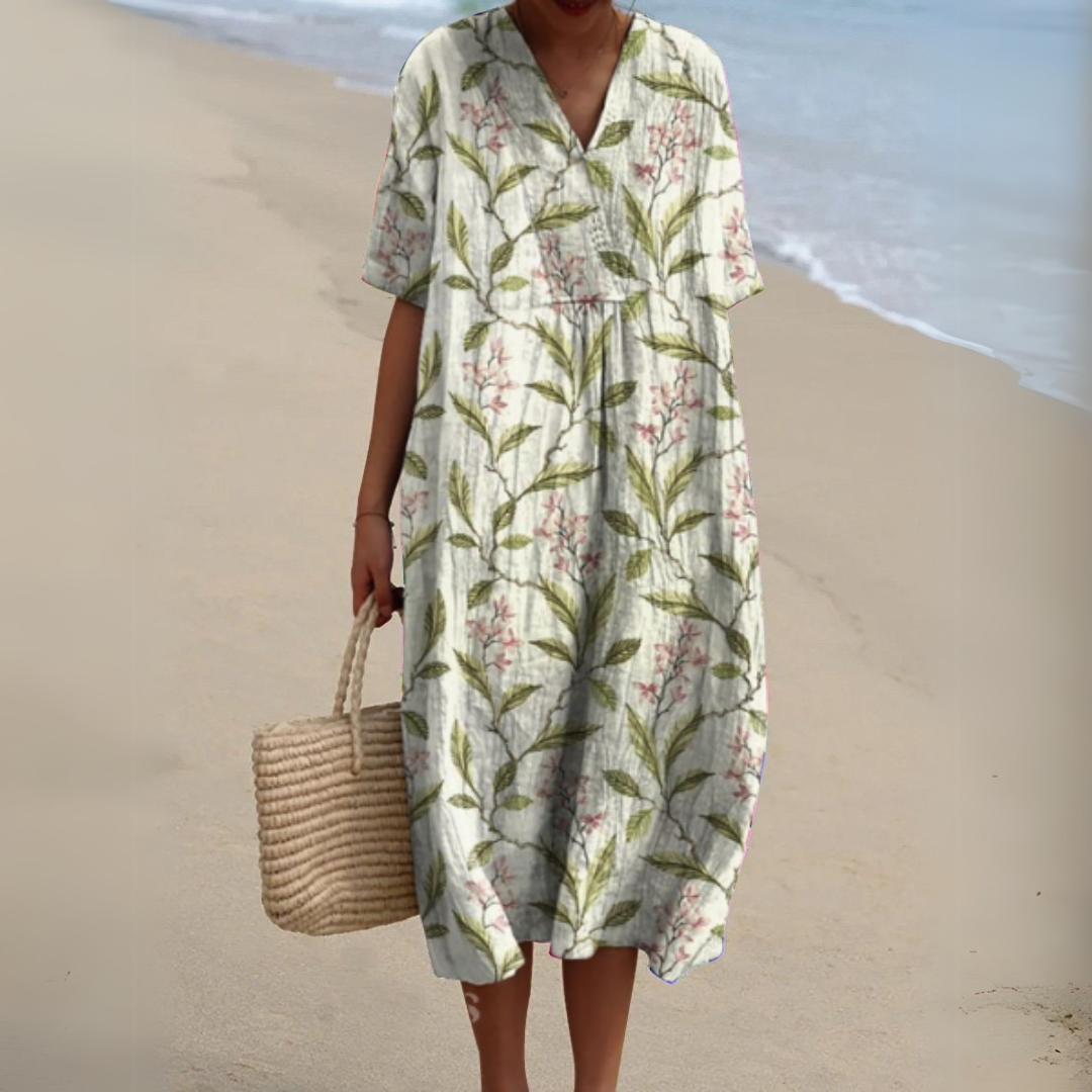 Nicole | Zomerjurk met Bloemenprint