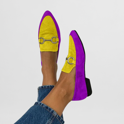 Lorette | Boho gekleurde en elegante mocassins