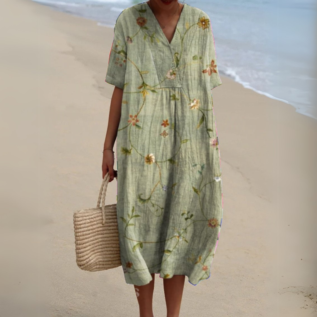 Nicole | Zomerjurk met Bloemenprint