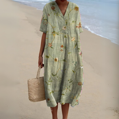 Nicole | Zomerjurk met Bloemenprint