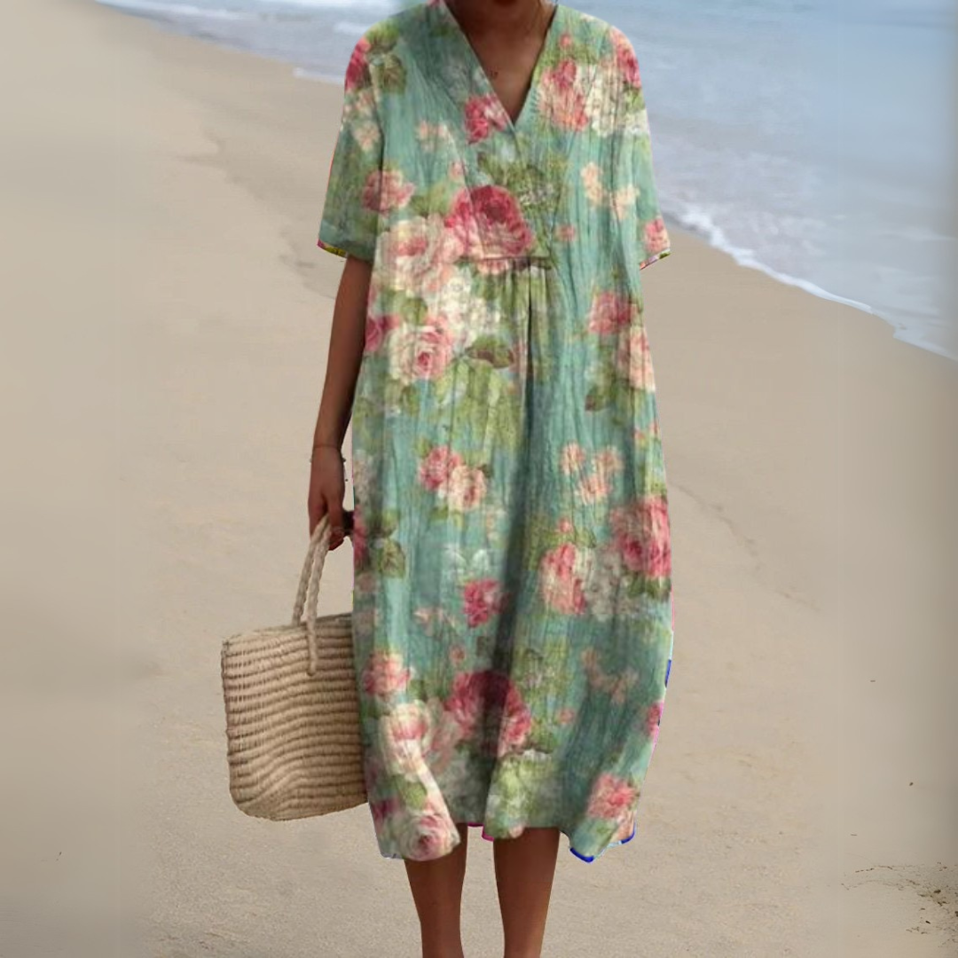 Nicole | Zomerjurk met Bloemenprint