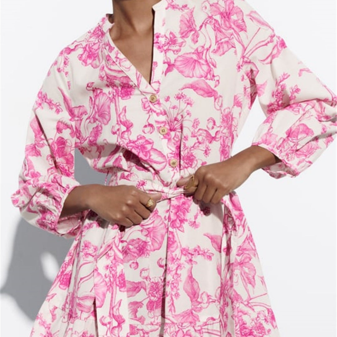 Nomi™ – Bloemige Jurk | La Bella Estate