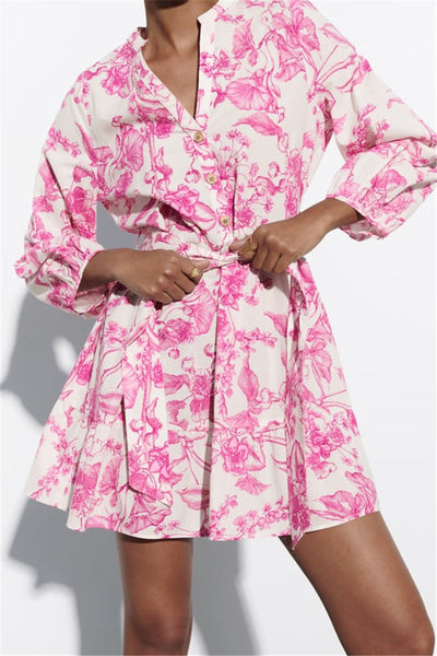 Nomi™ – Bloemige Jurk | La Bella Estate