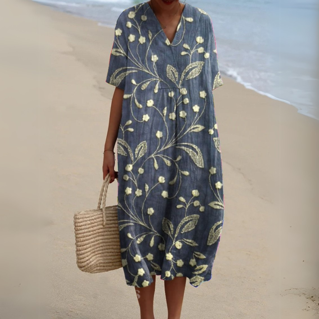 Nicole | Zomerjurk met Bloemenprint