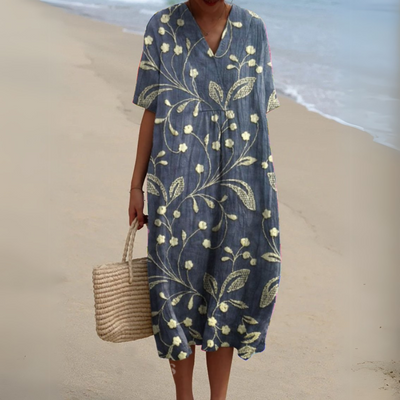 Nicole | Zomerjurk met Bloemenprint