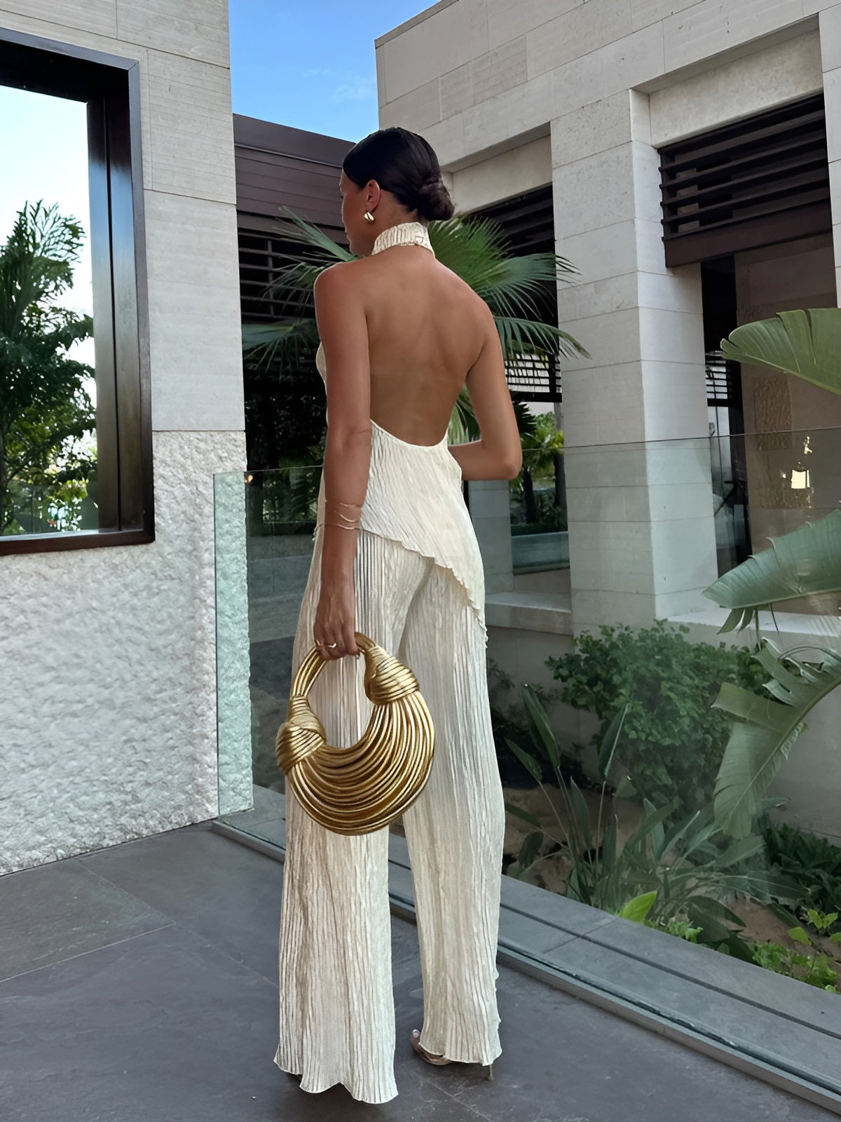 Nomi™ | Elegante geplooide set