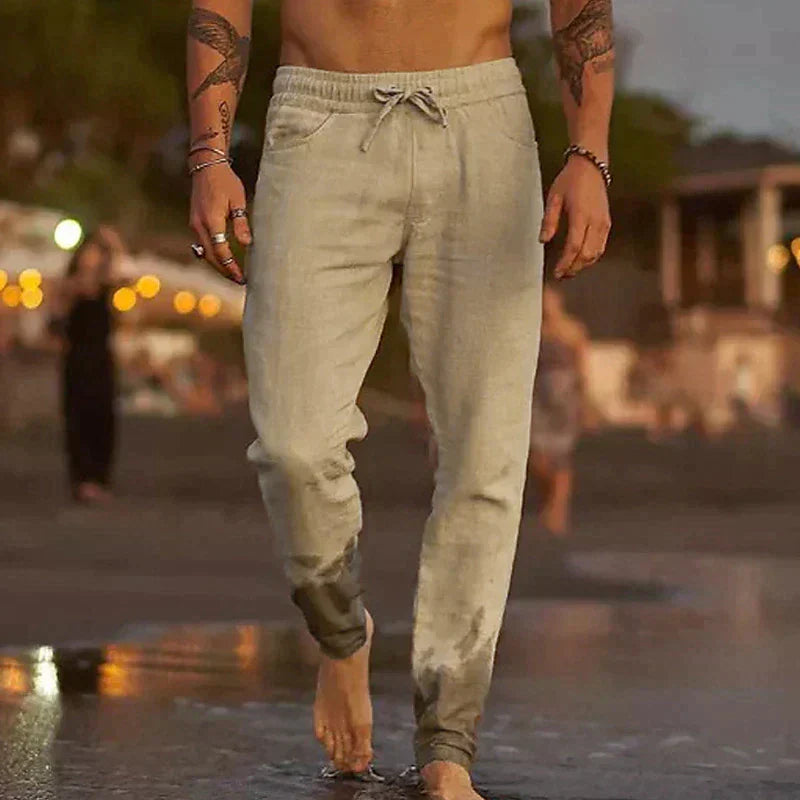 ABE®  | LINNEN STRANDBROEK