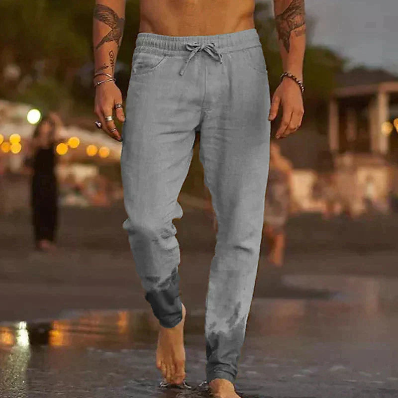 ABE®  | LINNEN STRANDBROEK