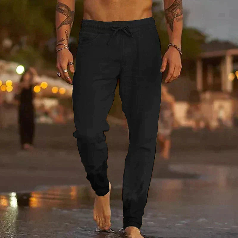 ABE®  | LINNEN STRANDBROEK