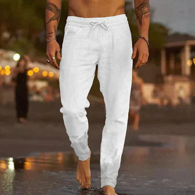 ABE®  | LINNEN STRANDBROEK
