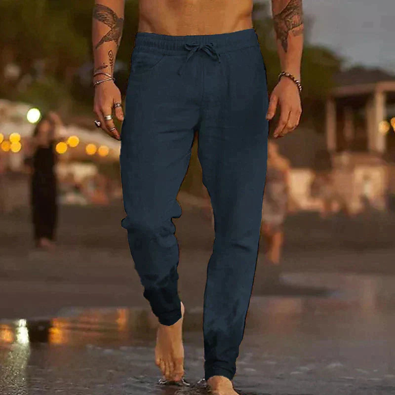 ABE®  | LINNEN STRANDBROEK