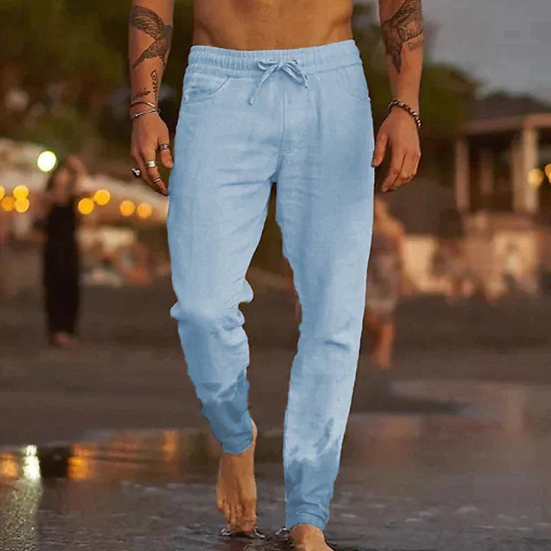 ABE®  | LINNEN STRANDBROEK