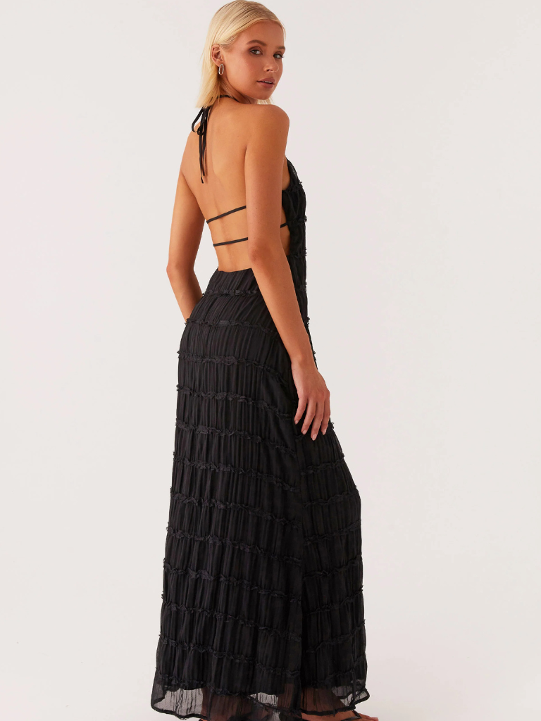 SOLÈNE | TEXTUUR MAXI-JURK
