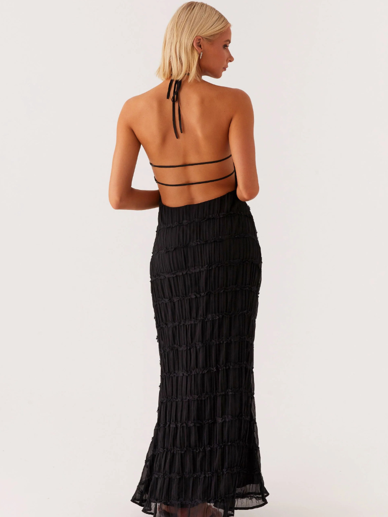 SOLÈNE | TEXTUUR MAXI-JURK