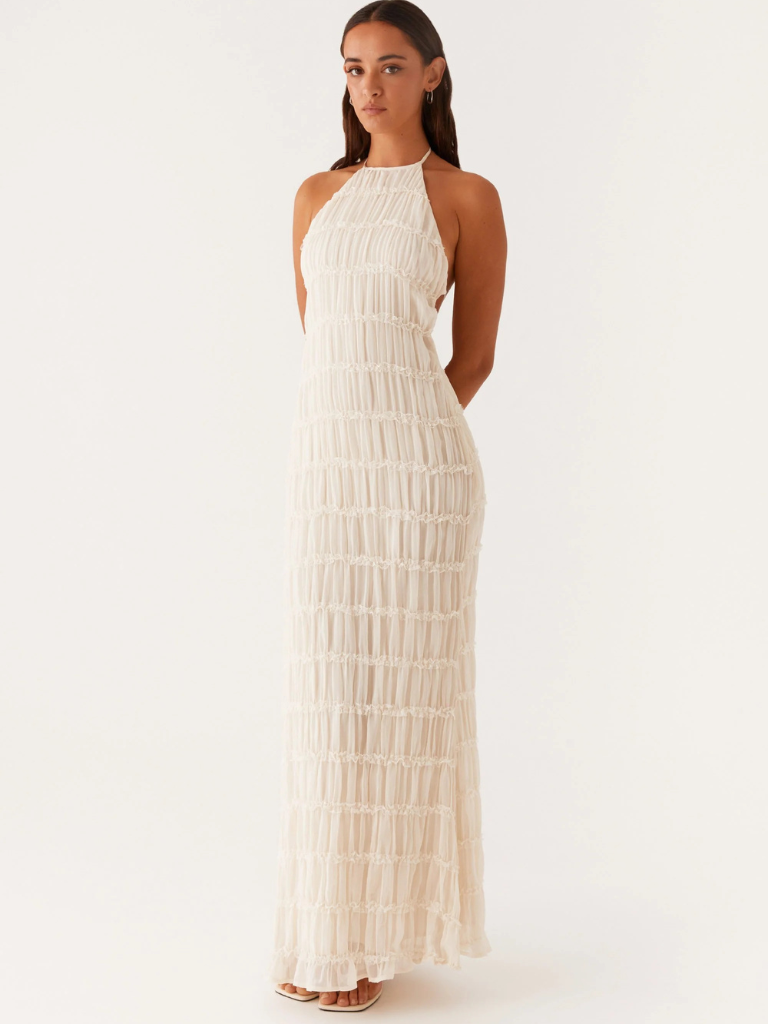 SOLÈNE | TEXTUUR MAXI-JURK