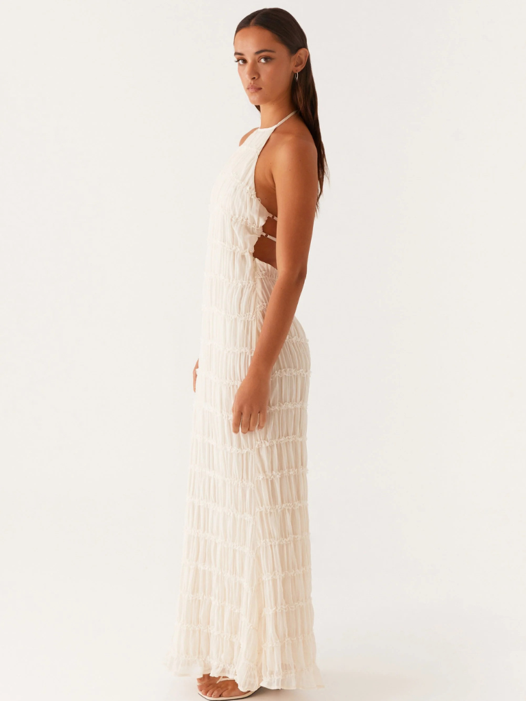 SOLÈNE | TEXTUUR MAXI-JURK