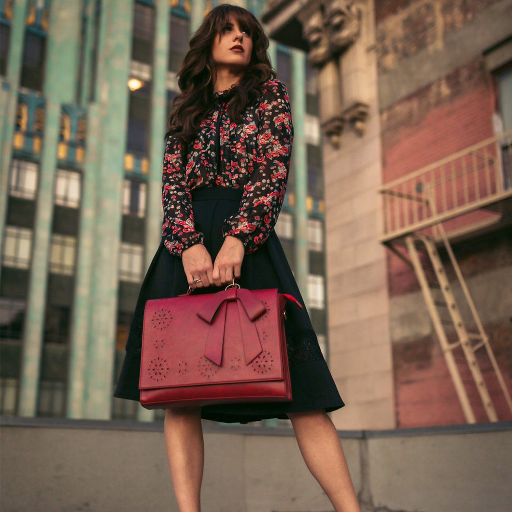 Bernadette – Schoudertas met strik