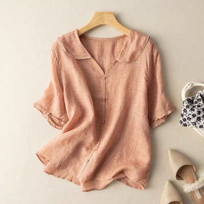 Adele | Luftige linne blus