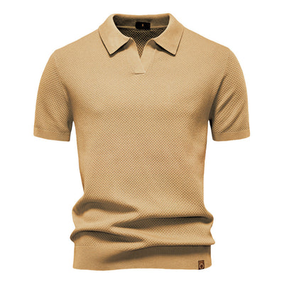 Ulrich | Gestructureerd poloshirt