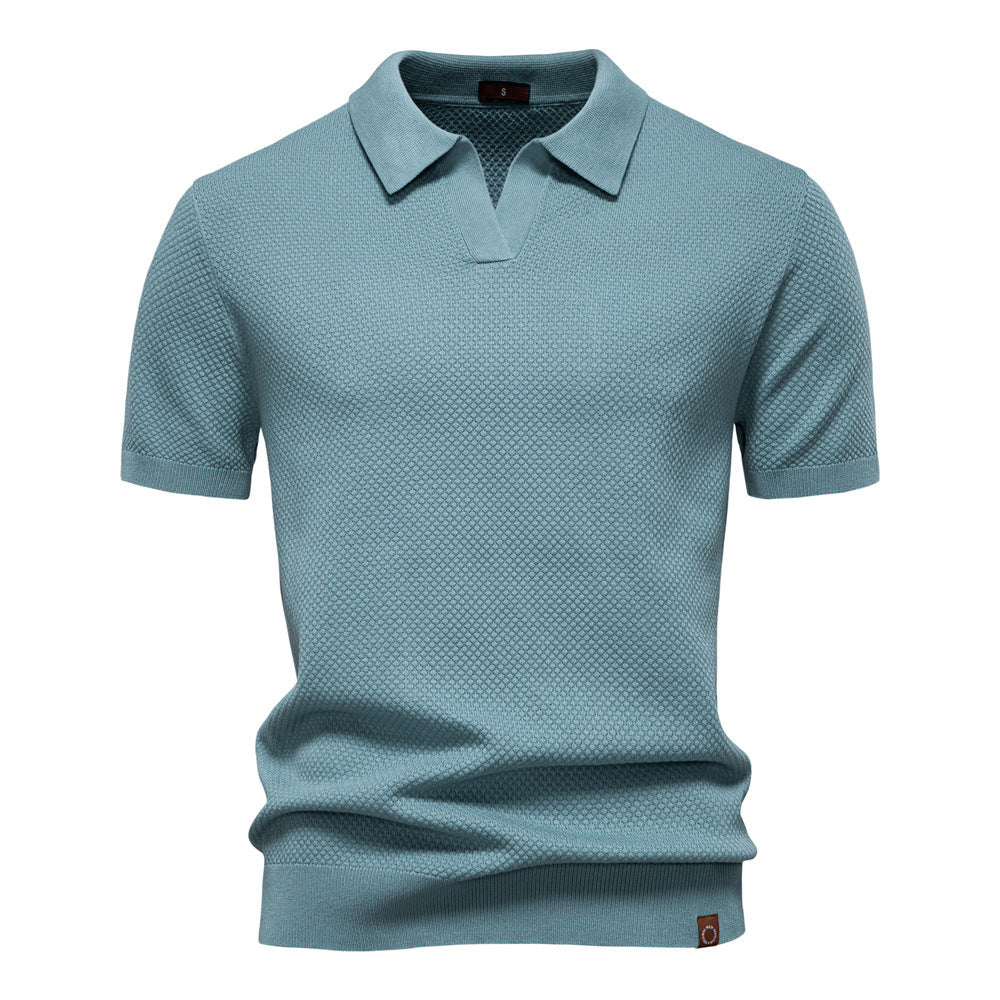 Ulrich | Gestructureerd poloshirt