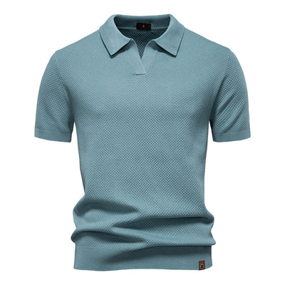 Ulrich | Gestructureerd poloshirt