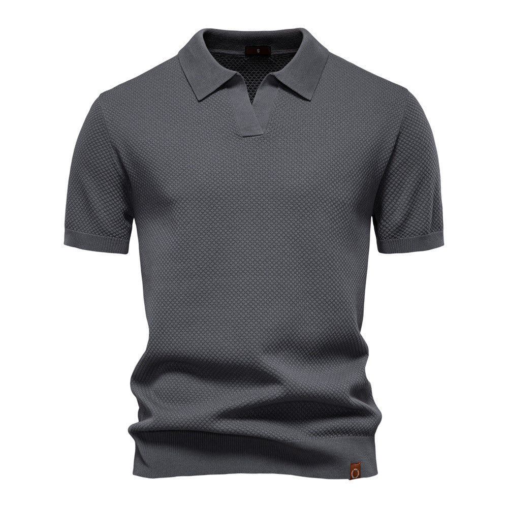 Ulrich | Gestructureerd poloshirt