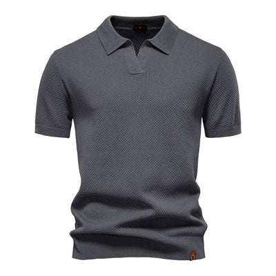 Ulrich | Gestructureerd poloshirt