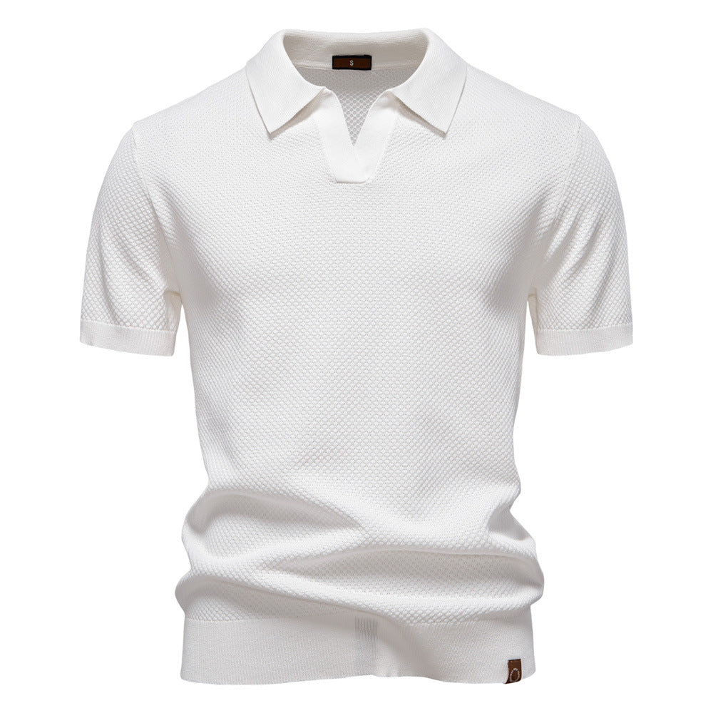 Ulrich | Gestructureerd poloshirt