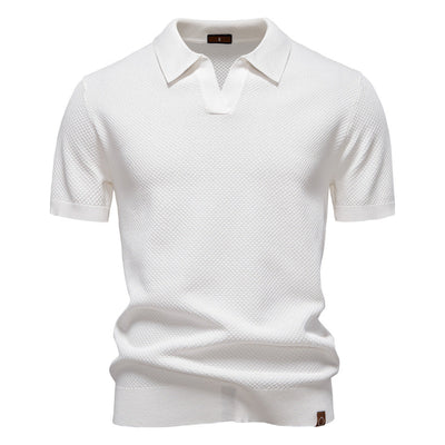 Ulrich | Gestructureerd poloshirt